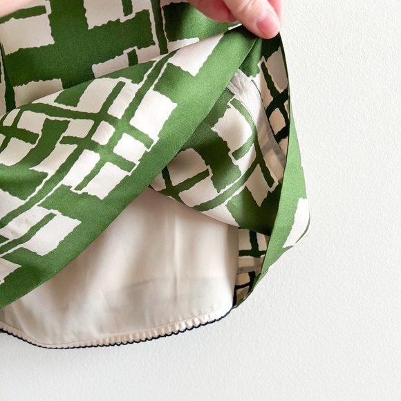 Maeve Broken Blocks Silk Plaid Dress - Picture 6 of 6